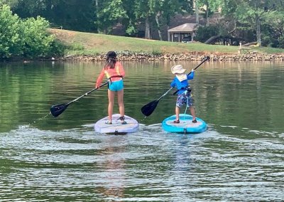 Kids Paddleboarding.